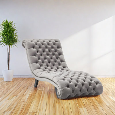 European Light Luxury Fashion Chair Upholstered Chaise Lounge