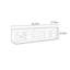 Retro and niche design-oriented TV cabinet