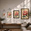 Blooming Peony Botanical - Print-2146518261-2146518260