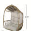 Chaise suspendue Greystone avec chaîne