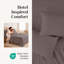 Ensemble de draps 4 pièces en microfibre ultra douce Modern Threads avec poches profondes, couleurs unies et imprimés-888613735-988049357
