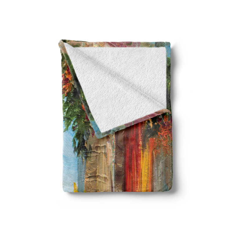 Hand Woven Throw Blanket, 50" x 70"