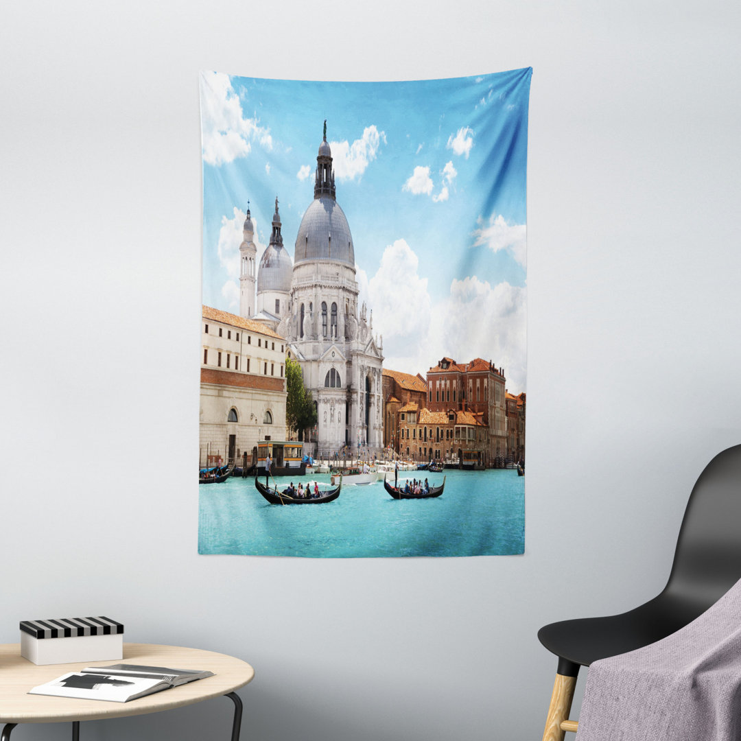 Wandbehang Grand Canal und italienische Architektur Stadt in Italien