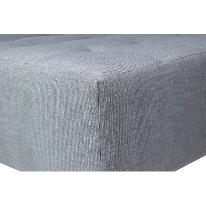 Repose-pieds standard carré 34 po Emerson, Anthracite, Gris