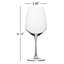 Melody 20 oz. Crystal Red Winde Glass