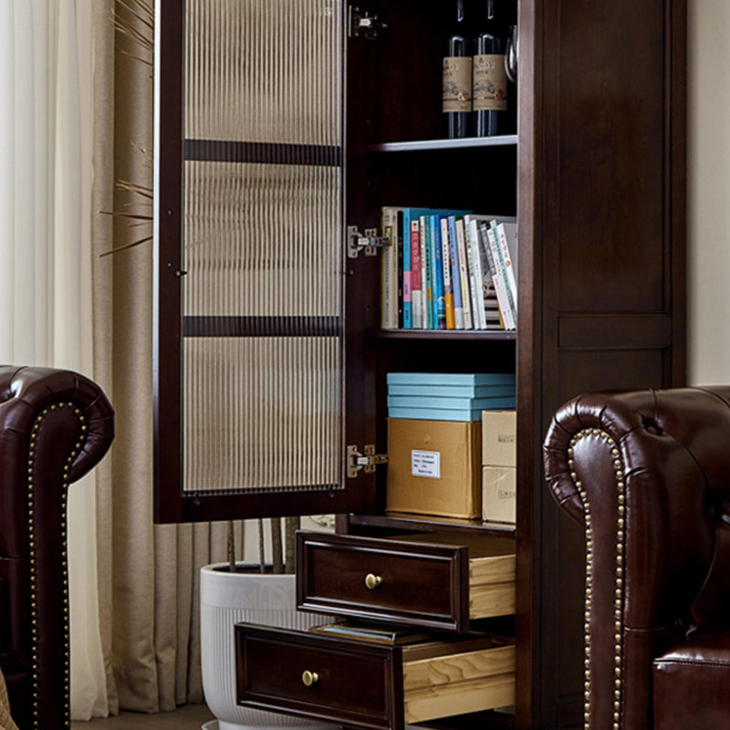Single-door storage cabinet