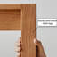 Bureau en bois massif de cerisier durable au design simple-851655405