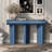 Entryway Table with 2 Curved Drawers,Space-Saving Hallway Table with Geometric Legs-48564924