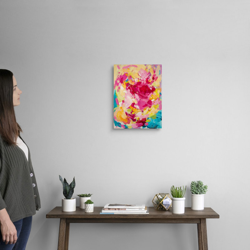Reproduction d’art sur toile imparfaitement parfaite par Amira Rahim, H 16 po x l 12 po x P 1,25 po, Toile tendue