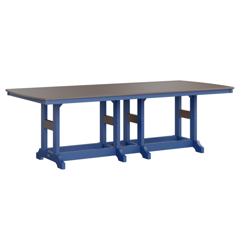 Garden Classic Outdoor Bar Table, Chocolate Brown, Pacific Blue