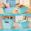 Ensemble de 4 paniers de rangement, bac de rangement en plastique