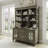 Abana Credenza Desk with Hutch