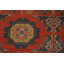 Tapis oriental antique à motif géométrique de teinture Kazak