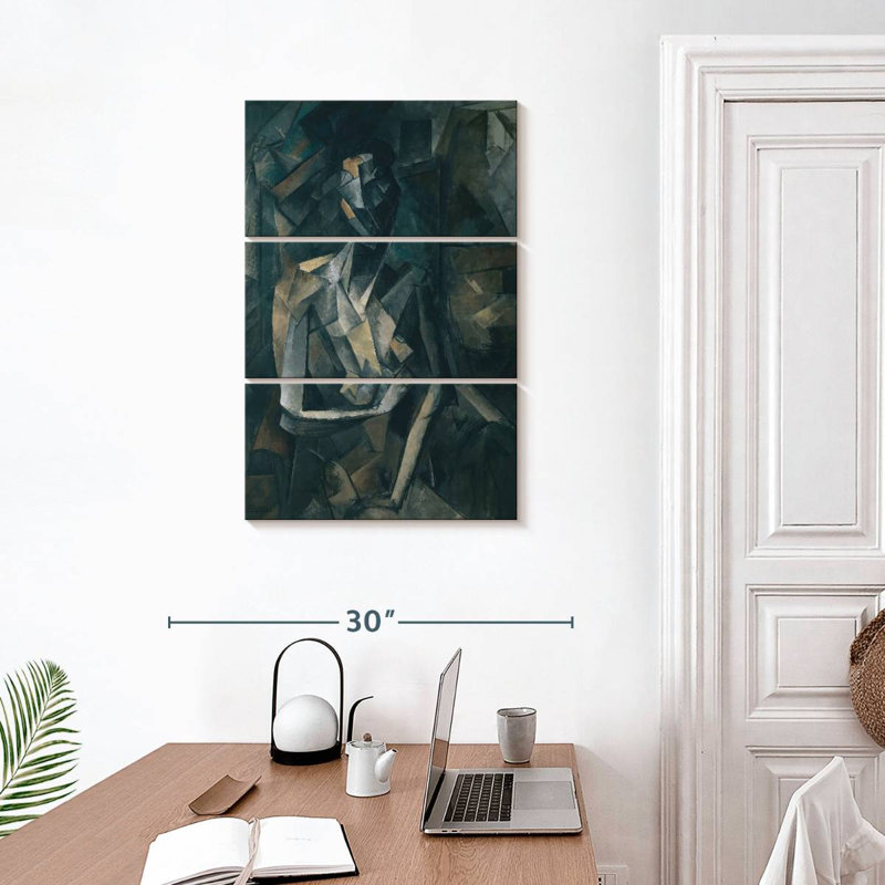 Avery Seated Nude, 32" H x 20" W