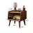 Solid Wood Tray Top End Table