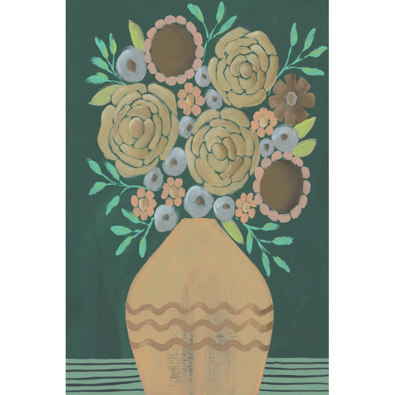 Bouquet de jardin de fleurs II, H 30 po x l 20 po