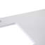 Plateau de meuble-lavabo double 60 po en blanc avec lavabo