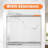 44–48 In. W X 72 In. H Framed Double Sliding Shower Door In Chrome With 1/4 In.(6mm) Clear Tempered Glass-124469056