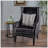 Velvet Wingback Chair-396799891