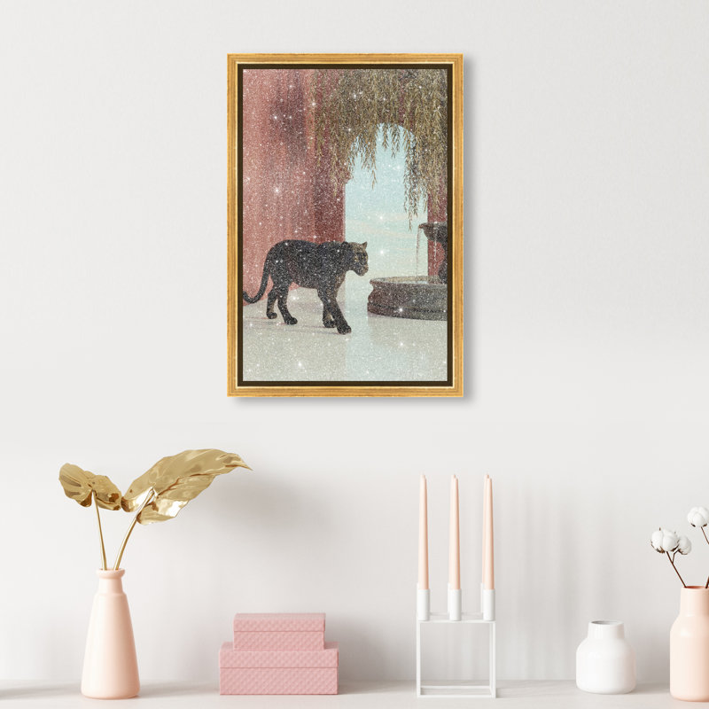 At The Palace Print by Oliver Gal, 11"H x 16"W, Gold Floater Frame