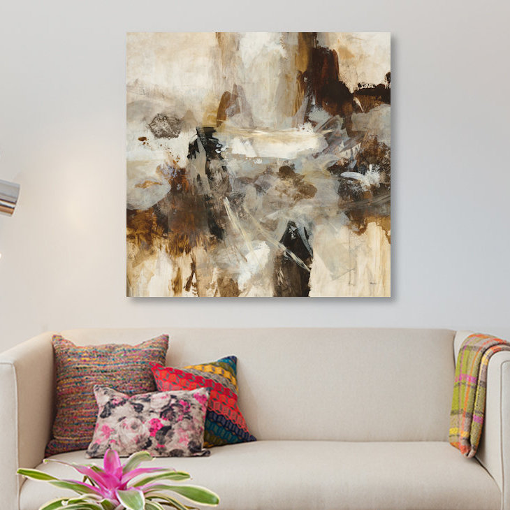 «Effervescence», reproduction sur toile, H 12 po x l 12 po x P 0,75 po, Pas de tapis, Toile tendue