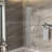 Brushed Nickel 10 Inch Shower Head - Ceiling Mount Square Dual With -Balanced Valve And Handheld Wand Adjustable Rainfall Detachable-124583765