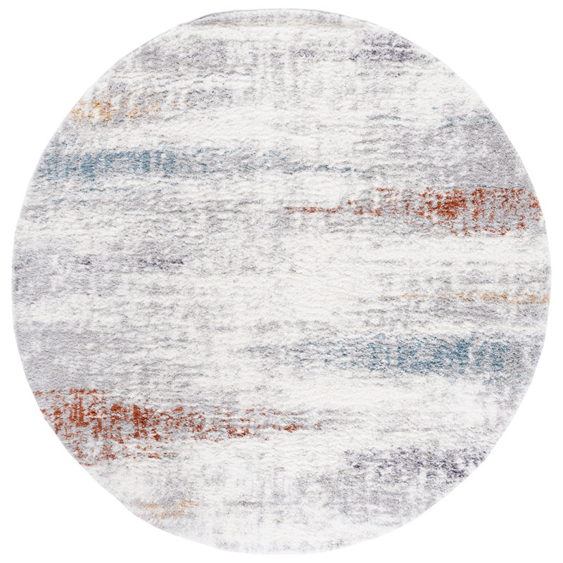 Joub Performance Abstract Rug, Round 7'