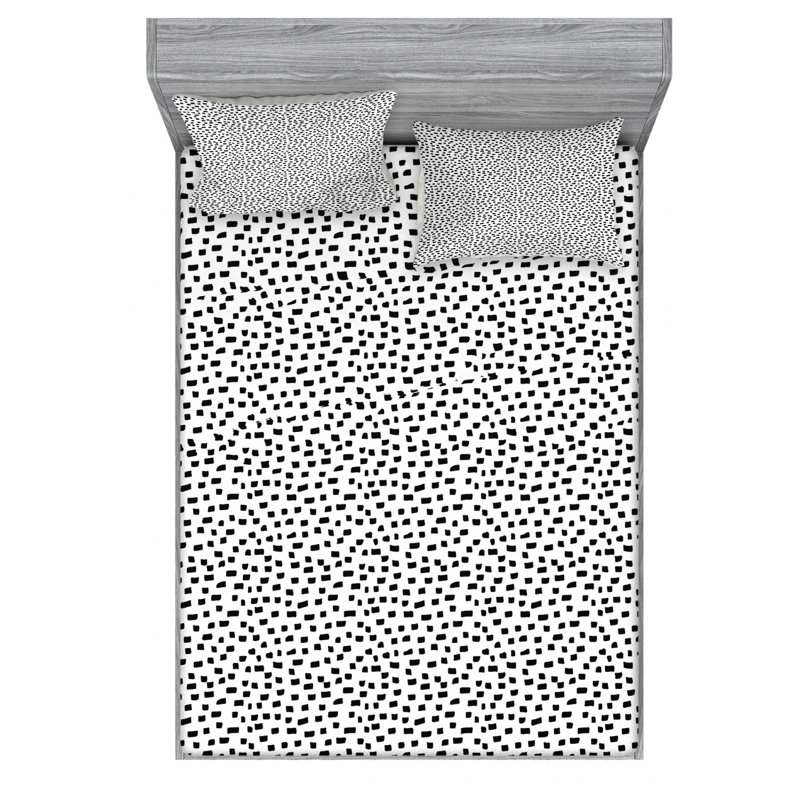 Microfiber Sheet Set, Queen Sheet Set with Fitted Sheet