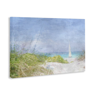 «Solitaire Yacht Seascape», art mural par Noah Bay