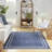 Nourison Essentials Navy Ivory Indoor/Outdoor Area Rug-1126600698