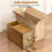 Small Nightstand, Narrow Tall Beside Table With 2 Drawers And Open Shelf, Walnut Solid Wood Night Stand, Mid Century Modern Nightstand For Bedroom (10 Inch)-125880298-130038263-131127114