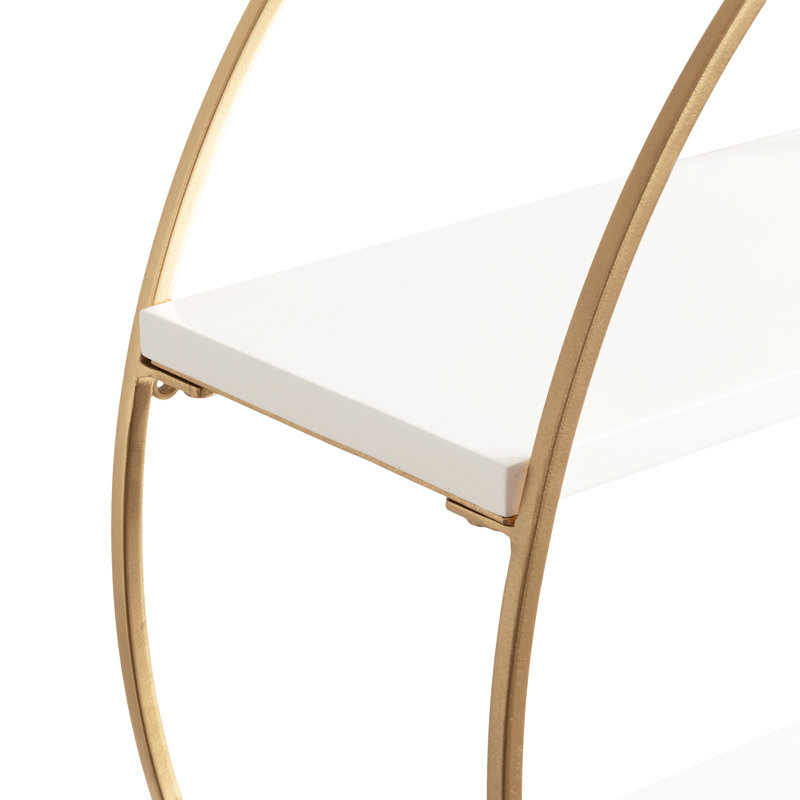 2 Piece Circle Accent Shelf