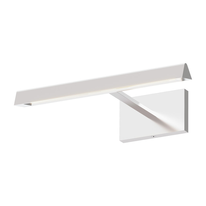 Dessau Dimmable LED Wall Mounted Picture Light, Polished Nickel