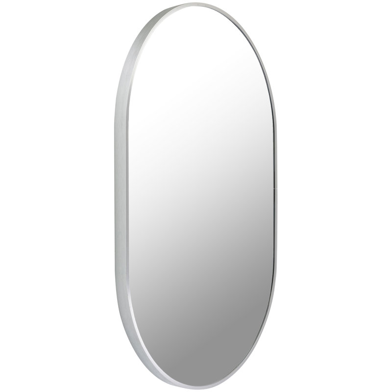 Destefano Essence Accent Mirror, 39" x 20", Silver