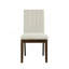 Ensemble de 2 chaises de salle à manger rembourrées à dossier rainuré-1853178907