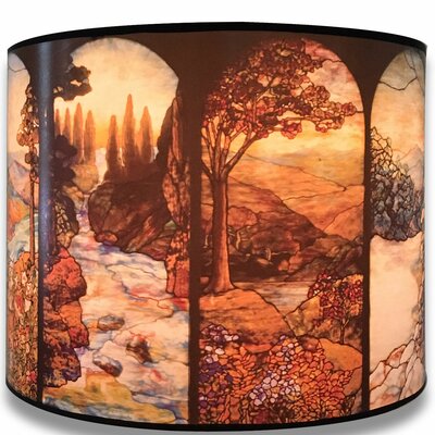 8'' H Paper Drum Lamp Shade