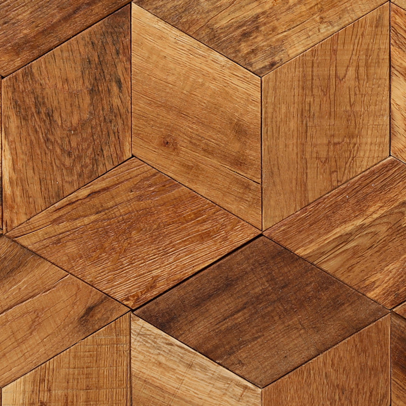 Rustic Hexagon Abstract Metal Wall Decor, 18" x 18"