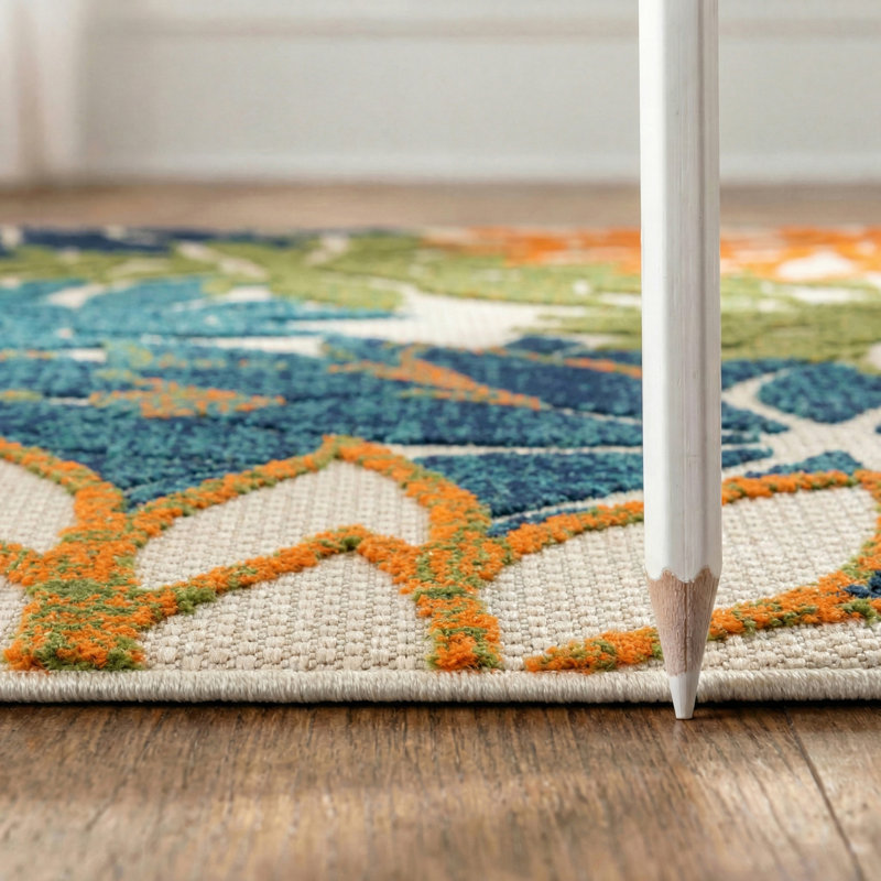 Tapis intérieur / extérieur Amayiah, Tapis de couloir 2 pi 3 po x 8 pi