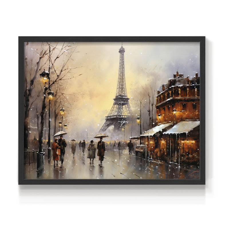 Chirstmas Art-CCCIX -Framed Print - Restickable, Noir, noir, noir, noir, H 16 po x l 20 po