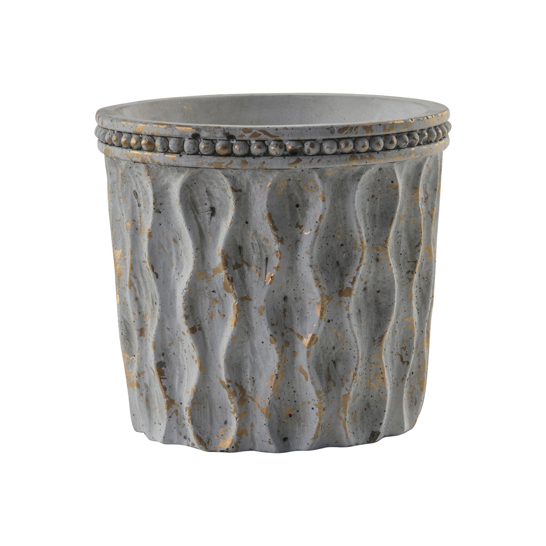 Bissonette Cement Plant Pot