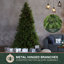 Demi-arbre de Noël pré-éclairé-391691429