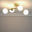 Adael Glass Semi Flush Mount-156530423-152484597