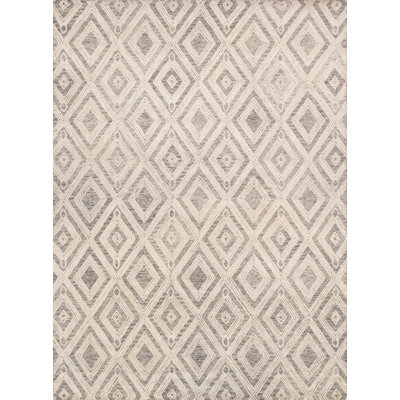 Moroccan Area Rug in Silver