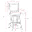 Tabouret de bar et de comptoir pivotant Catt-473183441