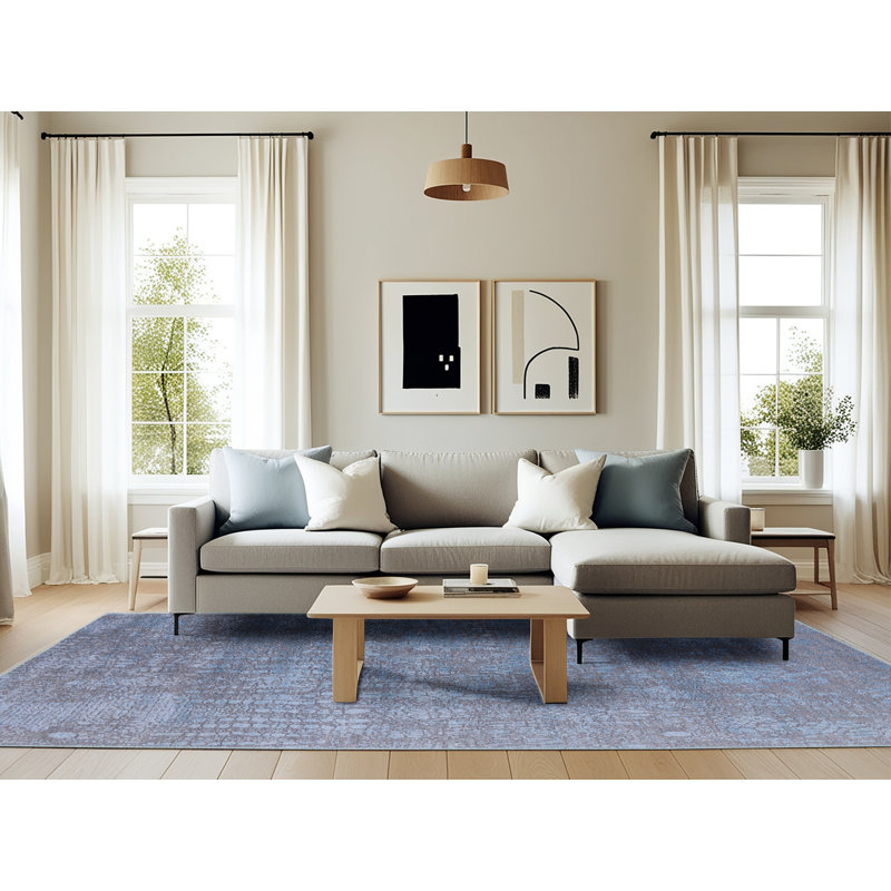 Abstract Indoor Rug, Rectangle 6' x 9'
