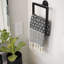 Anneau à serviettes de la collection Woodward - noir mat 5 13/16 po x 6 1/2 po - accessoire de salle de bain contemporain-110744356