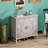 2 Door Accent Cabinet (Light Grey)