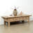 63 Inches Wide Coffee Table with Three Drawers Weathered Natural