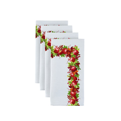 Kalyn Polyester Floral Square Napkin