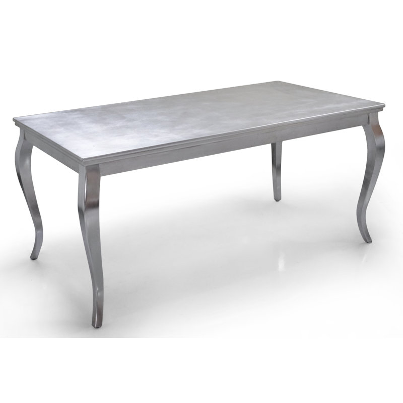 Dining Table, Silver, H80 x L160 x W100cm